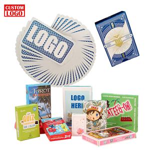 ของขวัญส่งเสริมการขายที่กำหนดเองพิมพ์เกมโป๊กเกอร์การ์ดชุดชิปโป๊กเกอร์เล่นไพ่ที่มีโลโก้ - Product Image 6