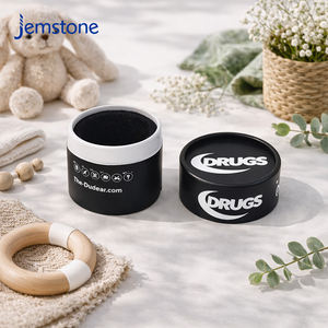 Tube en carton kraft recyclable pour poudre, emballage cylindrique en carton, boîte pour comprimés, pilules, aliments, tube en papier avec insert en éponge - Product Image 6