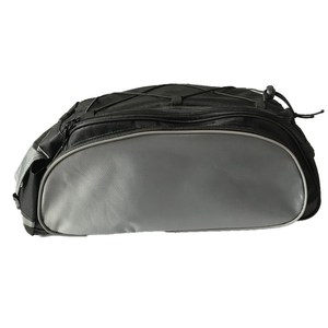 Sac de selle de vélo bleu gris 13L, étanche avec doublure intérieure, sangle amovible pour porte-bagages arrière de vélo de montagne - Product Image 4