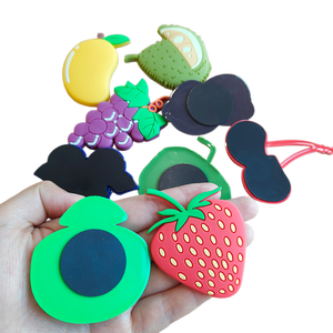 Imán para Refrigerador con Diseño de Frutas, Adhesivo Magnético de PVC con Impresión Digital, Decoración para Puerta con Dibujos Animados de Sandía y Fresa, Promoción para el Hogar - Product Image 4