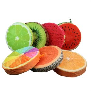 Cojín de asiento diseño de frutas redondo suave Tatami silla de oficina jardín de infantes dibujos animados lindo Pad Home <span class=keywords><strong>Deco</strong></span> almohada - Product Image 1