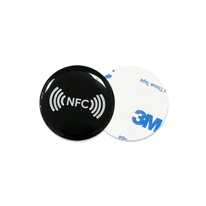PET PVC epoxi NFC Mini etiqueta Anti-Metal RFID pegatina redonda TikTok NFC etiqueta Anti-Metal RFID etiqueta redonda pegatina - Product Image 5