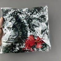 Guirlande de Noël en Tinsel Brillant de 2M – Ruban Festif Épais Fait Main pour Décoration de Sapin, Fête, Maison et Mur