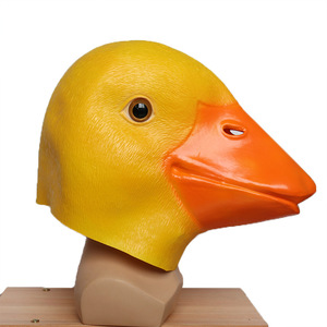Masque en latex de canard TIANHONG, taille unique, accessoire de costume d'animal de dessin animé, couvre-chef pour fête et cosplay - Product Image 5