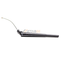 Antenne Wi-Fi double bande 2,4 GHz 5 GHz avec connecteur U.FL MHF1, base à clipser, antenne omnidirectionnelle en caoutchouc pour routeur sans fil et amplificateur