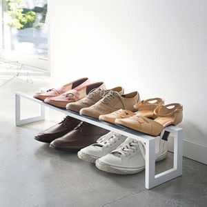 Durable Sturdy Rustic Industrial <b>Shoe</b> <b>Rack</b> Low-Cost Multi-Functional Iron Rods Adjustable <b>Shoe</b> Cabinet for Home Living Room Use - Product Image 5