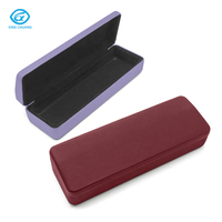 Étui à lunettes rigide personnalisé avec logo, en cuir PU, boîte à lunettes portable, étui de rangement pour lunettes de lecture