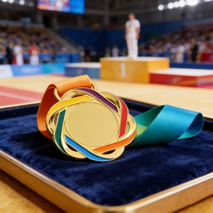 Medallas Deportivas de <span class=keywords><strong>Metal</strong></span> con Logotipo Personalizado, Medallas de Fútbol Personalizadas con Relieve 3D en Esmalte para Premios de Días Deportivos Corporativos - Product Image 1