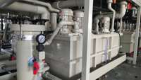 Pompe chimique verticale pour sablage, en FRPP/PVDF, résistante à la corrosion acide et alcaline, centrifuge pour transport d'eaux usées, 10HP CE