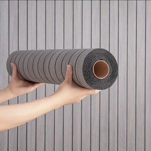 UDK现代不干胶3D木质泡沫格栅客厅或卧室背景墙防水墙贴厂家价格 - Product Image 2