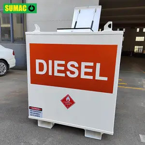 SUMAC Großhandel 1000 L 250 Gallonen Aluminium-Kraftstofftanks Gas Kerosin Diesel Öl Speicher Kraftstofftank