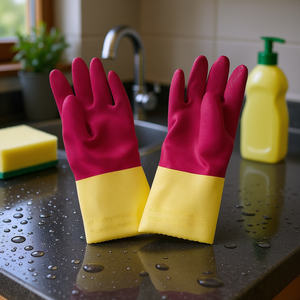 ถุงมือสำหรับใช้ในครัวเรือน ขนาด M แพ็ค 12 ชิ้น - Product Image 3