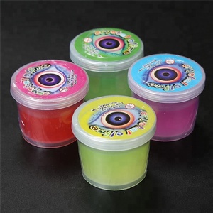 Wholesale Popular Eco-friendly PVC Color Crystal Mud Toy Mini <b>Slime</b> Container 4-5CM <b>Slime</b> Making <b>Kit</b> for Kids - Product Image 2