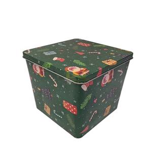 ISO 9001 SGS Certification Société Générale De Surveillance Boîte En Métal Carré Bonbons Cookie Doux Conteneur En Métal - Product Image 2