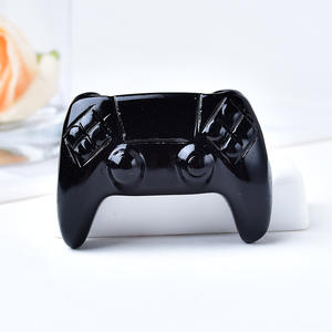 Venta al por mayor de adornos de piedra natural en bruto, adornos de cristal y la Oficina para <span class=keywords><strong>el</strong></span> hogar, controladores de juego de obsidiana - Product Image 5