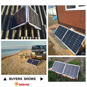 Dokio 100W (2Pcs x 50W) מתקפל שמש פנל סין pannello solare usb בקר סוללה סולארית/מודול/מערכת מטען - Product Image 6