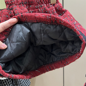 Otoño Invierno niñas dulce traje grueso niños arco chaqueta falda 2 piezas conjunto <span class=keywords><strong>moda</strong></span> niños ropa - Product Image 6