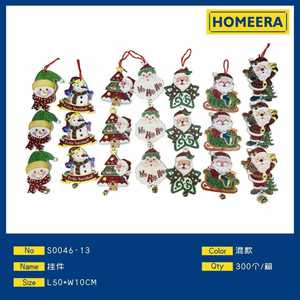 Homeera Pendant Aromatherapy Christmas Tree Ornaments Mixed Styles Foam Paper Holiday Decor Festival Style - Product Image 1