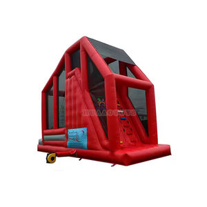 Aşırı etkileşimli şişme spor oyunu-Blower PVC slayt ile Stunt atlama heyecan verici serbest düşme macera - Product Image 3