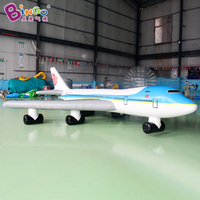 Avion gonflable géant à l'hélium, modèle d'avion publicitaire gonflable pour l'extérieur