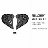 Kit de plaque de base de visière de casque de moto de remplacement, compatible avec FF351 FF352 FF369 FF384 FF802