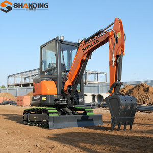 Miniexcavadora SHANDING de 2.5 Toneladas con Motor Yanmar, Certificación CE, EPA y EURO 5, Bomba, Caja de Cambios y Alta Potencia de Excavación - Product Image 3