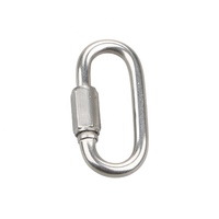 Matériel de gréement SS316 5/16 "Mousqueton Connecteurs de chaîne Maillon rapide ovale avec porte à vis