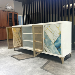 Gabinete creativo de estilo de contenedor Industrial para el hogar, sala de estar, <span class=keywords><strong>bar</strong></span>, muebles, gabinete de <span class=keywords><strong>TV</strong></span>, gabinete de almacenamiento de hierro forjado - Product Image 5