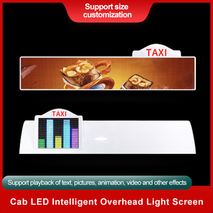Pantalla LED Doble Cara para Automóvil, Pantalla a Color para Publicidad Digital, Luz LED Superior para Taxi, Caja de Luz Publicitaria - Product Image 2