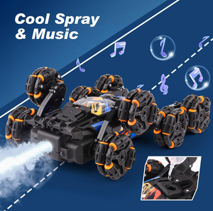 Mát 8 bánh xe tay điều khiển <span class=keywords><strong>RC</strong></span> diễn viên đóng thế xe đồ chơi cử chỉ cảm biến điều khiển từ xa xe ô tô cho trẻ em trai - Product Image 4