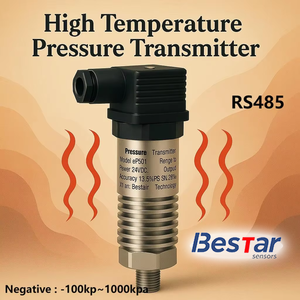 Оптовый датчик Bestar 4-20 мА, 0,5% от полной шкалы, 0-150 ℃   Датчик давления G1/4 из нержавеющей стали 316 для высокотемпературных сред - Product Image 5