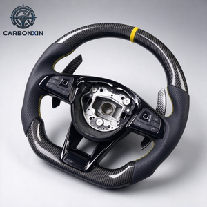 Volante de Cuero Clásico de Lujo para Mercedes-Benz, Calidad OEM, 40MM, 3/4 Radios, para CLS W218/W219 Clase C W205, Sin Airbag - Product Image 3