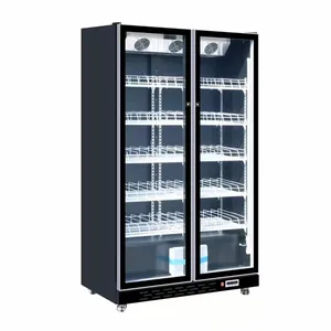 Bevanda fredda commerciale congelatore multi-porta supporto per frigorifero verticale personalizzazione cool bar cooler birra vino frigorifero