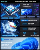 Server Mini PC Tanpa Kipas 4xI226 Lan N5105 16GB DDR5 512GB SSD HD DP RJ45 COM PfSense/OPNsense Firewall Server Hemat Daya