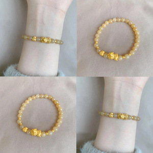 Bolsa Sorpresa: Pulsera de Caramelo Dulce con Citrino Amarillo, Adorno Sencillo y Elegante que Combina con Todo, para un Toque de Temperamento y Estilo. - Product Image 2