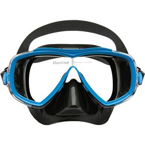 Maschera da immersione ESTRELLA linea di prodotti trasparente/blu - Product Image 2