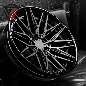 Cerchi in Lega di Alluminio Forgiato GS, Multirazza, 17 18 19 20 21 22 24 Pollici, Nuovi Neri per Auto Sportive di Lusso - Product Image 2