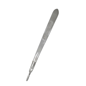 Manche de scalpel en acier inoxydable de qualité médicale avec prise en main confortable pour la recherche en laboratoire, la formation éducative et l'usage professionnel - Product Image 1