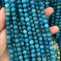 Perles en pierres précieuses naturelles en gros, 6 mm, 8 mm, 10 mm, perles rondes en pierre pour la fabrication de colliers et de bracelets