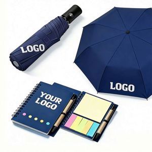 ร่มโลโก้ขายส่งสำหรับของขวัญงานธุรกิจ ป้องกันรังสียูวี พกพาสะดวก - Product Image 1