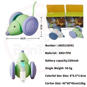 Mainan kucing interaktif mainan elektrik tikus mobil mainan hewan peliharaan anak kucing Teaser otomatis mainan mobil penghindar rintangan cerdas isi ulang - Product Image 6