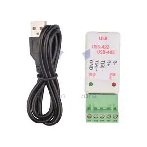 YJL RS422 RS485 USB a 485/422 Serial Converter Adapter ch340T Chip con indicador LED TVS protección contra sobretensiones