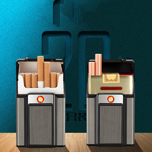 Encendedor Digital USB Recargable de Alta Calidad <span class=keywords><strong>con</strong></span> Estuche para Cigarrillos, Bobina de Calentamiento Portátil, Venta al por Mayor - Product Image 6