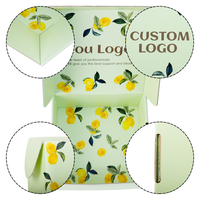 Produit personnaliser l'emballage de boîte d'expédition impression vêtements habillement ondulé personnalisé perruque boîtes cadeaux avec logo emballage