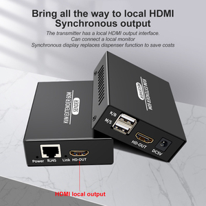 ตัวขยายสัญญาณ <span class=keywords><strong>HDMI</strong></span> KVM 1080p ระยะ 60 <span class=keywords><strong>เมตร</strong></span> (196 ฟุต)  ผ่านสาย CAT5E/6 รองรับ 3D  ตัวส่งและตัวรับสัญญาณ <span class=keywords><strong>HDMI</strong></span> 60 <span class=keywords><strong>เมตร</strong></span> - Product Image 3