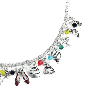 Sherlock Holmes DIY combinación encanto pulseras accesorios <span class=keywords><strong>cuento</strong></span> <span class=keywords><strong>de</strong></span> hadas <span class=keywords><strong>mago</strong></span> <span class=keywords><strong>Oz</strong></span> varita mágica zapatos <span class=keywords><strong>de</strong></span> baile moda mujer Zinc - Product Image 6