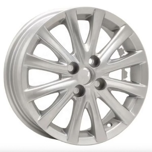 Rueda de Aleación Plateada para Automóvil de Pasajeros, 15 Pulgadas, 5 Orificios, para <span class=keywords><strong>Toyota</strong></span> <span class=keywords><strong>Yaris</strong></span> - Product Image 3