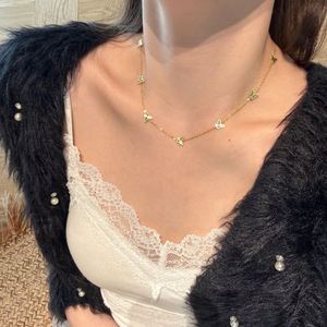 สร้อยคอจี้รูปผีเสื้อแบบปรับได้ ดีไซน์ Dylam Charm ชุบทองคำขาว 14K 18K บนเงินแท้ สำหรับผู้หญิงและเด็กผู้หญิง - Product Image 5
