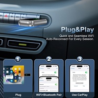 Adaptateur CarPlay sans fil pour voitures, dongle sans fil, convertit le CarPlay filaire en sans fil pour tous les véhicules équipés d'un CarPlay filaire d'origine