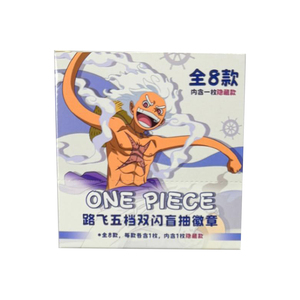 12 Cajas al por Mayor Oficiales de One Piece Luffy Gear 5, Caja Sorpresa con Doble Brillo, Colección de Tarjetas con Insignias para Juguetes, Regalos y Juegos - Product Image 1